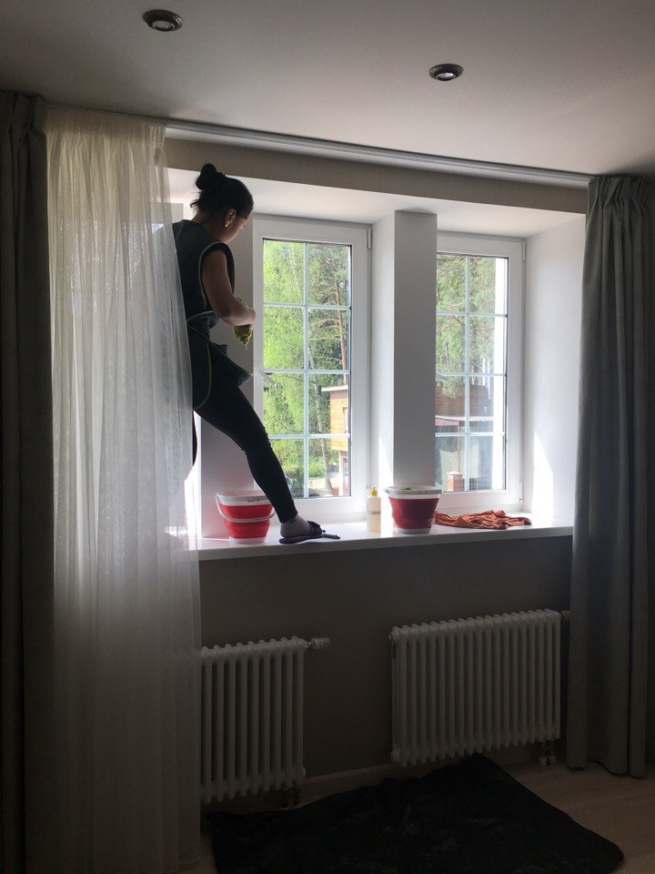 помыть окна в квартире